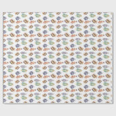 Papier d'emballage de poisson, papier cadeau de vi (Plat)