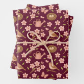 Papier d'emballage de printemps (En situation)
