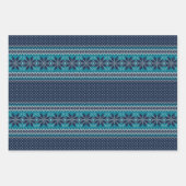 Papier d'emballage de tricot série de 3 (Devant)