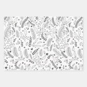 Papier d'emballage de vacances ensemble de 3 feuil (Devant 2)