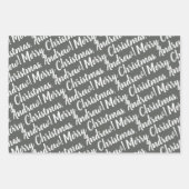 Papier d'emballage de vacances ensemble de 3 feuil (Devant 3)