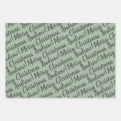 Papier d'emballage de vacances ensemble de 3 feuil (Devant)