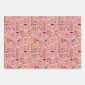 Papier d'emballage de vacances pain d'épices conce (Devant 2)