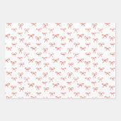 Papier d'emballage de vacances pour arcs dessinés  (Devant)