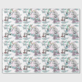 Papier d'emballage d'enveloppe de cadeau de ballet (Plat)