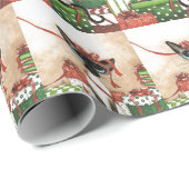 Papier d'emballage d'enveloppe de cadeau de chat (Coin rond)