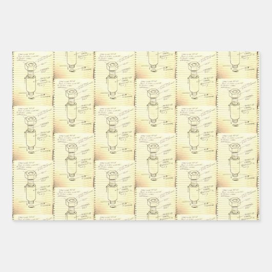 Papier d'emballage d'impression à boulon industrie (Devant 2)