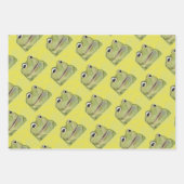 Papier d'emballage d'impression de grenouille (Devant 2)