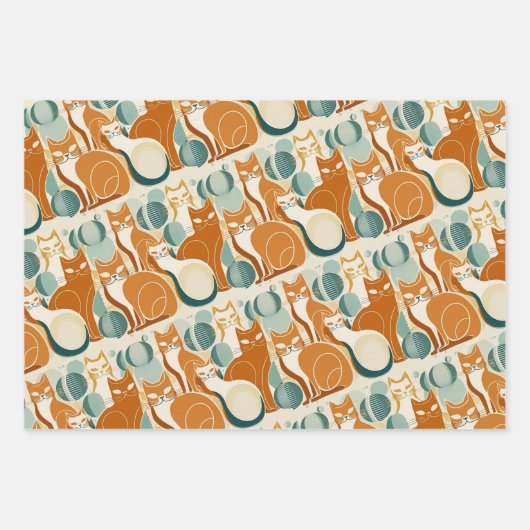 Papier d'emballage du milieu du siècle (Devant 2)