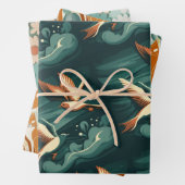 Papier d'emballage du milieu du siècle (En situation)