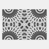 Papier d'emballage en dentelle plat Ensemble de 3 (Devant 3)