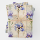 Papier d'emballage en iris (En situation)