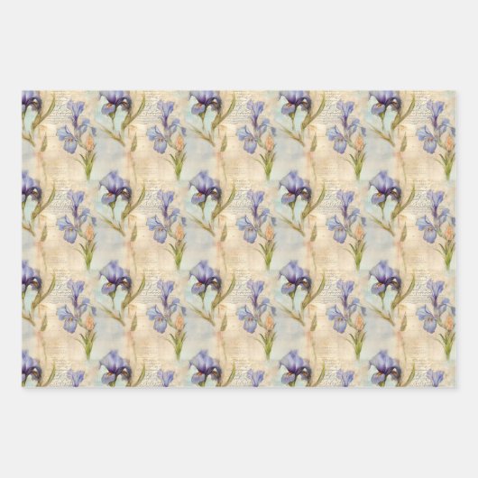 Papier d'emballage en iris (Devant 3)