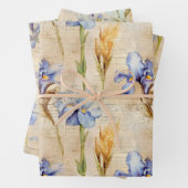 Papier d'emballage en iris (En situation)