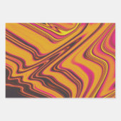 Papier d'emballage en marbre liquide coloré (Devant 2)