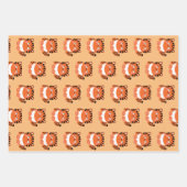 Papier d'emballage en tigre de style kawaii (Devant 3)