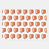 Papier d'emballage en tigre de style kawaii (Devant 2)