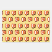 Papier d'emballage en tigre de style kawaii (Devant)