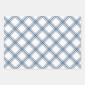 Papier d'emballage Farmhouse moderne - Marine (Devant)