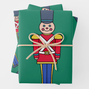 Papier d'emballage Festif de Soldats de Jouet de N