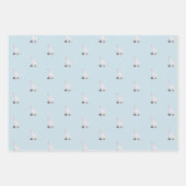 Papier d'emballage feuille plate assortiment de 3 (Devant)