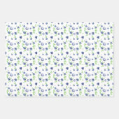 Papier d'emballage Feuille plate Ensemble de 3 bai (Devant)