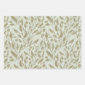 Papier d'emballage feuilles de mélange jardin angl (Devant)