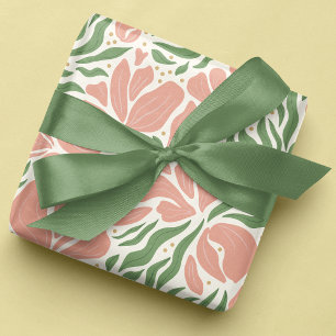 Papier d'emballage Fleurs sauvages - Rose