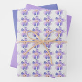 Papier d'emballage floral (En situation)