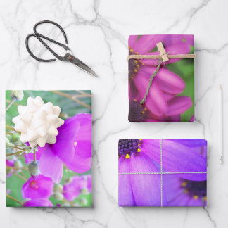 Papier d'emballage floral