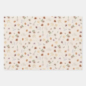 Papier d'emballage floral Boho (Devant 2)