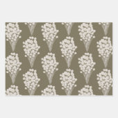 Papier d'emballage floral d'automne feuille plate  (Devant 2)