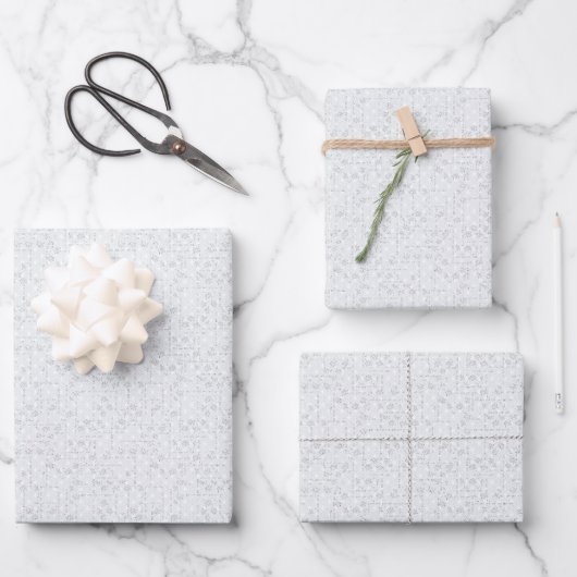 Papier d'emballage floral élégant | Style de cadea (Recto)