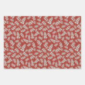Papier d'emballage floral et feuille (Devant)