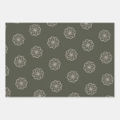 Papier d'emballage floral vintage (Devant 3)