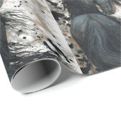 Papier d'emballage frison d'enveloppe de cadeau de (Coin rond)