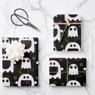 Papier d'emballage Ghost Halloween