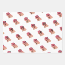 Papier d'emballage Heart valentine