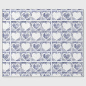 Papier d'emballage heureux de cadeau de Hanoukka (Plat)