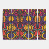 Papier d'emballage imprimé africain (Devant)