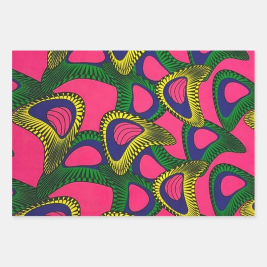 Papier d'emballage imprimé africain (Devant 3)