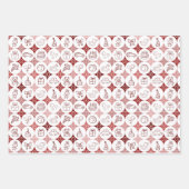 papier d'emballage jeu de 3 feuilles avec dessins  (Devant 2)