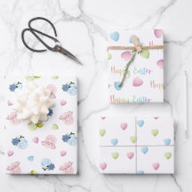 Papier d'emballage Joyeuses Pâques