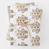 Papier d'emballage kitty mou - abstrait - ensemble (En situation)