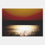 Papier d'emballage Lake Sunset (Devant 3)