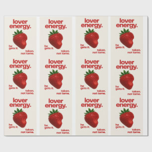 Papier d'emballage Lover Energy   Emballage cadeau
