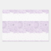 Papier d'emballage mariage pour cadeaux et douche. (Devant 3)