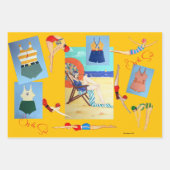 Papier d'emballage moderne du milieu du siècle (Devant 3)