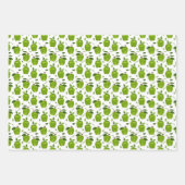 papier d'emballage motif carrelé de fruits mignone (Devant 3)