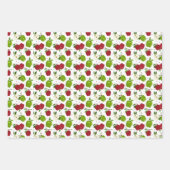 papier d'emballage motif carrelé de fruits mignone (Devant)